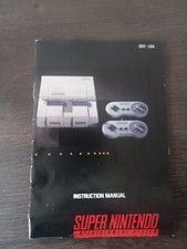 Super Nintendo Instruction Manual Only