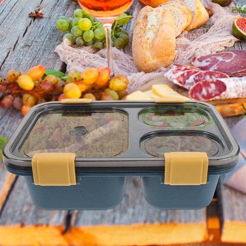 4 Count Gewürzbehälter Mit Deckel Lunchbox Trennwand Lunch-Box Bento-Box - Bild 10 von 12