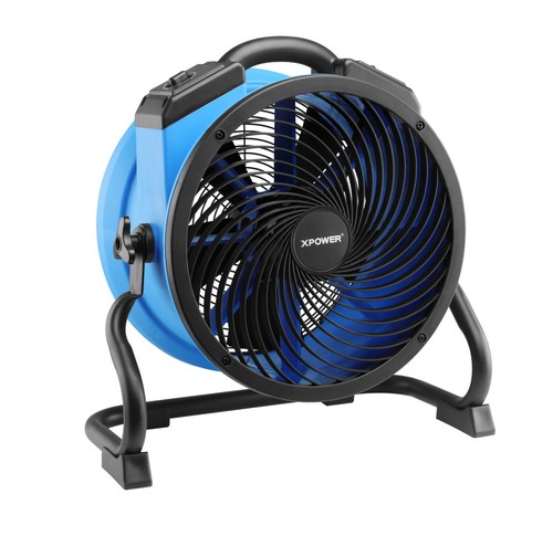 XPOWER FC-300 Blue High Velocity Fan Air Circulator Floor Blower Desk Axial Fan