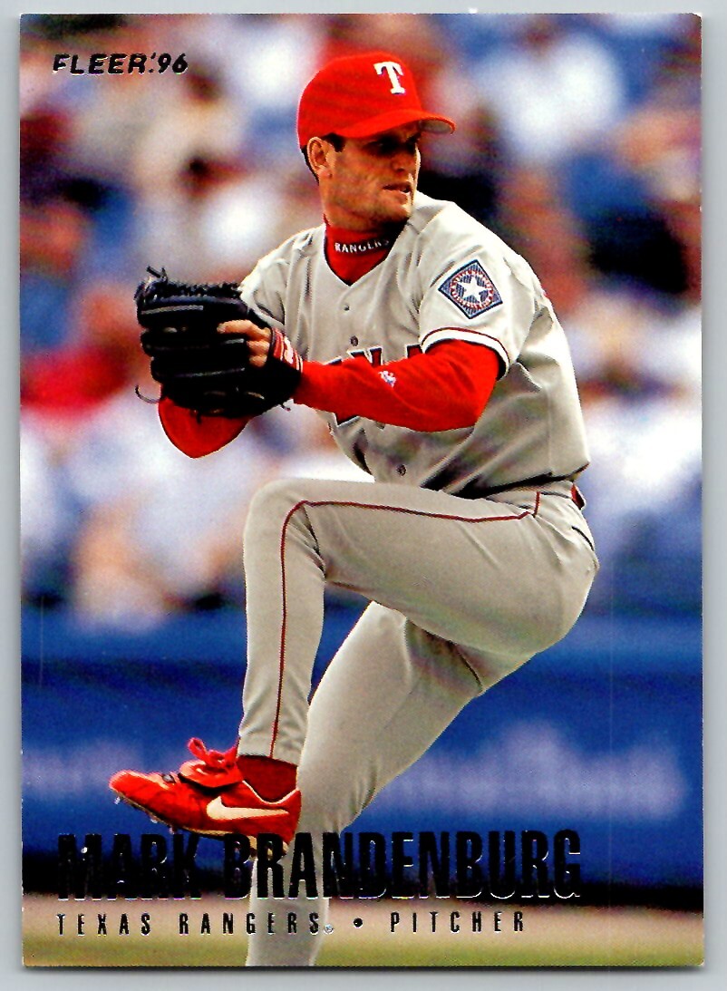 1996 FLEER TEXAS RANGERS MARK BRANDENBURG TEXAS RANGERS #1