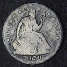 1859-P Seated Liberty Half Dollar 50C - COINGIANTS -