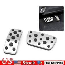 2ps Accelerator Gas Brake Pedal Cover Stainless Steel Pad For Lexus Is250 Rx350