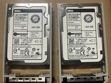 2 x Dell 0N0T4 300GB SAS 15K 12GBPS 2.5" Drive 0B31723 HUC156030CSS204