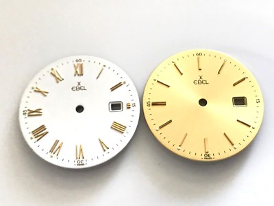 New Ebel Dial Sport White with Gold Mark , and Gold   Date at 3 ,Swiss Made,A1