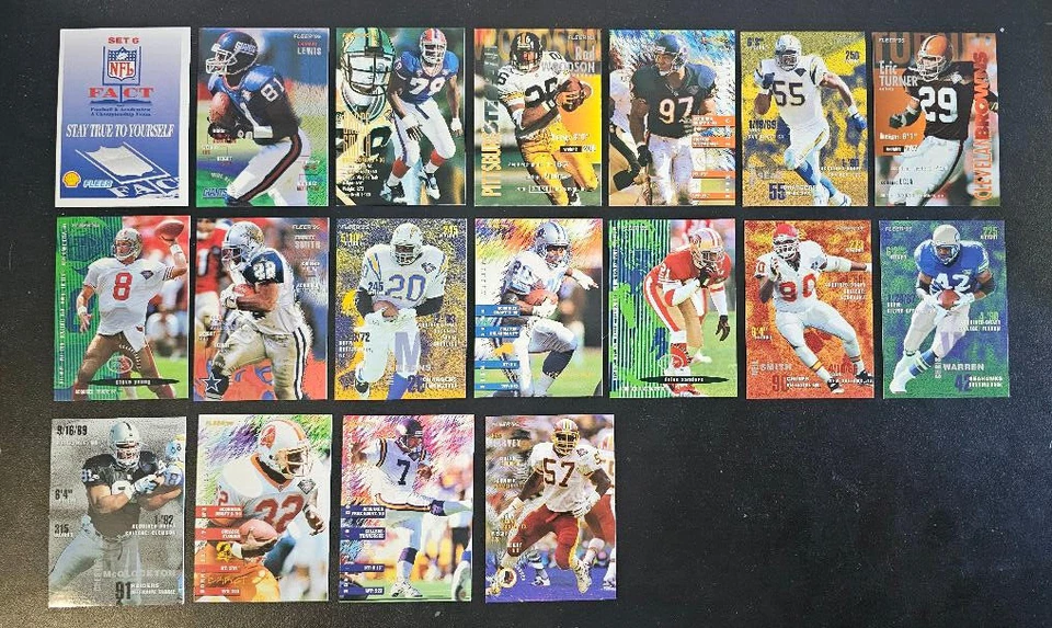 1 Box (34 Packs) 1995 fleer/shell NFL set. Emmitt Smith , Barry Sanders - Image 2 of 3