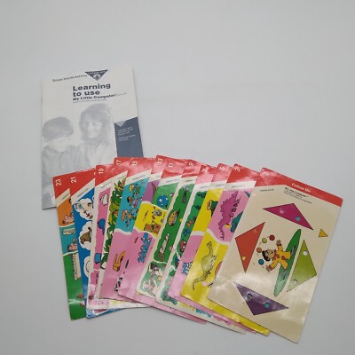 Texas Instruments Kids Computer My Little Computer 1989 Texas Instruments Replacement Cards and Manual ...