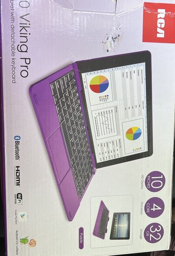 Universal Leather Case & Wireless Keyboard For RCA Viking RCA Cambio 10.1 Tablet