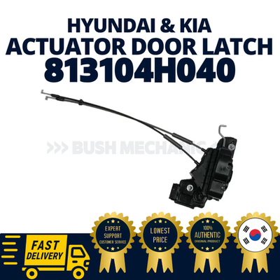 GENUINE OEM Hyundai Kia Actuator Door Latch Left Frront 813104H040