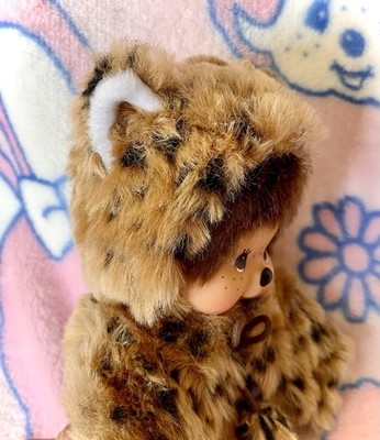Sekiguchi Monchhichi Leopard Hood with Cat Ears & Cape 8
