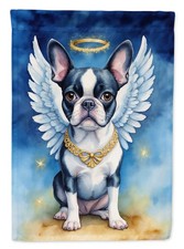 Caroline's Treasures Boston Terrier My Angel House Flag DAC6958CHF