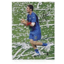 Francesco Totti Signed Italy Football Photo: World Cup Winner