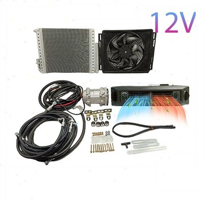 12V Cool&Heat Electric Universal Underdash Air Conditioner DC Auto Car A/C Kit