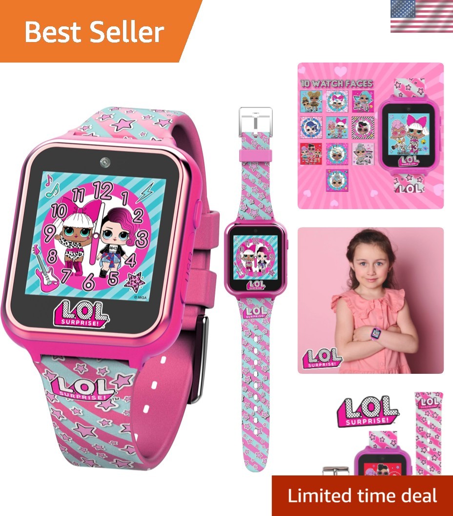 L.O.L. Surprise Kids Smart Watch with Touchscreen - Safe & Fun