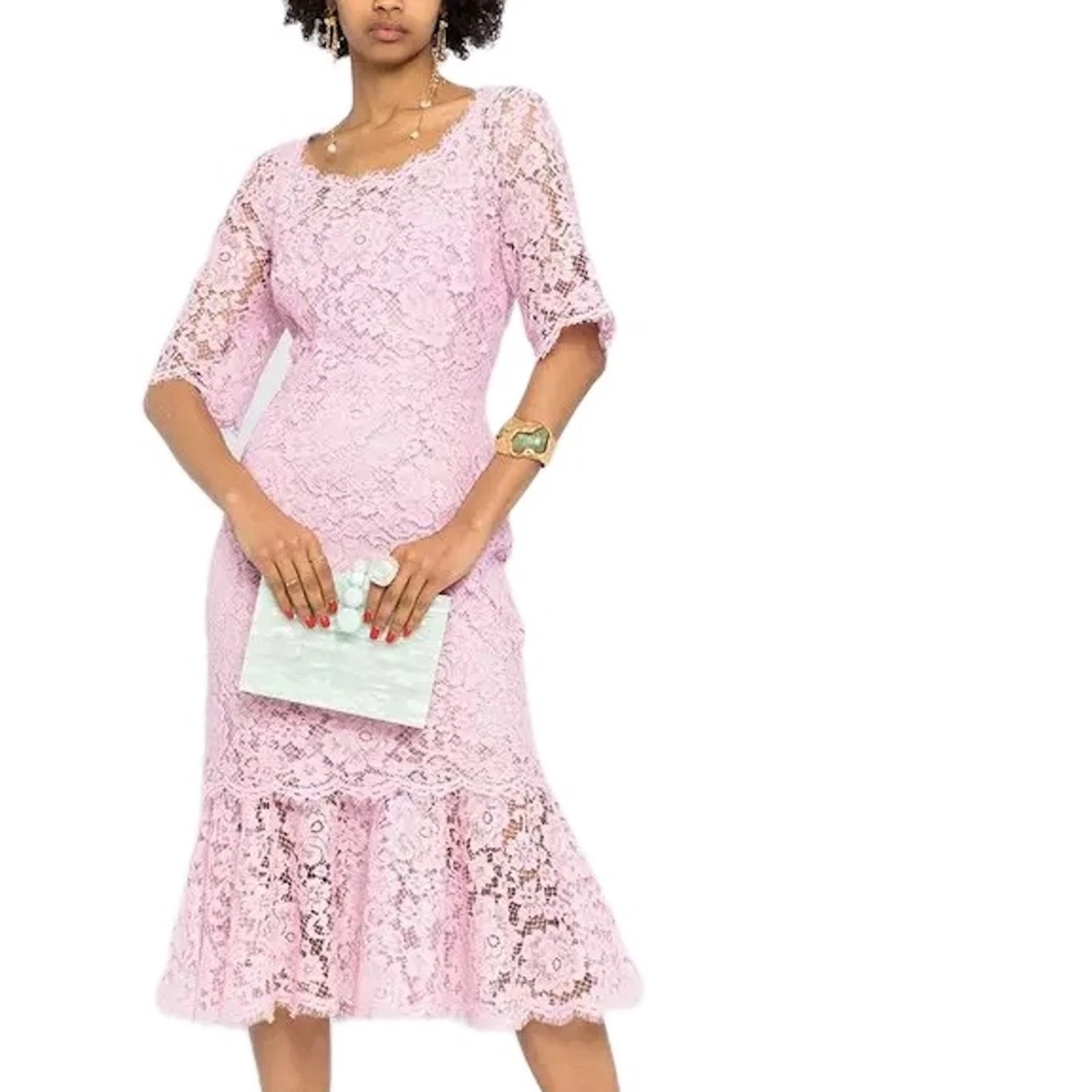 a line dress flowy Pink Halter Neck Flowy Petal A Line Mini Dress main image 1