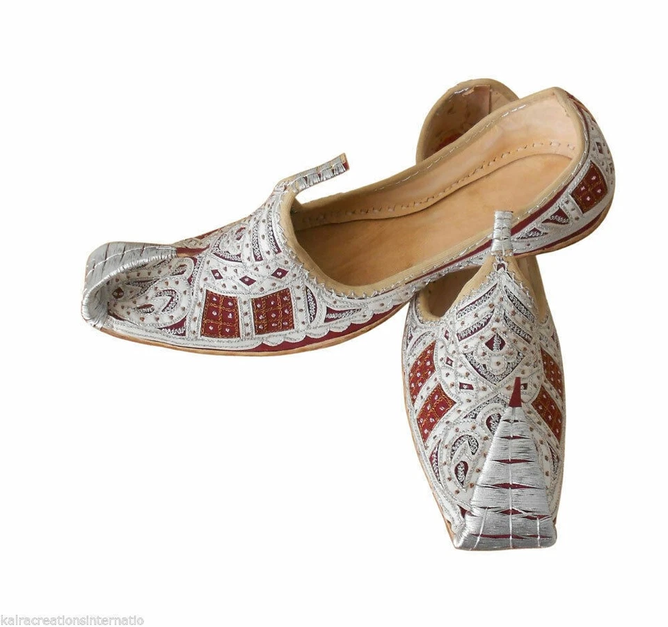 Scarpe da uomo Disney Khussa Jutti in pelle mocassini multicolore EU 42 US 9 - Immagine 3 di 4