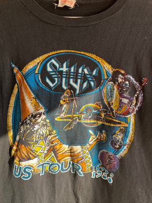 VTG 1979 Styx Band Music Collection Black S to 5XL Unisex Shirt TU1133