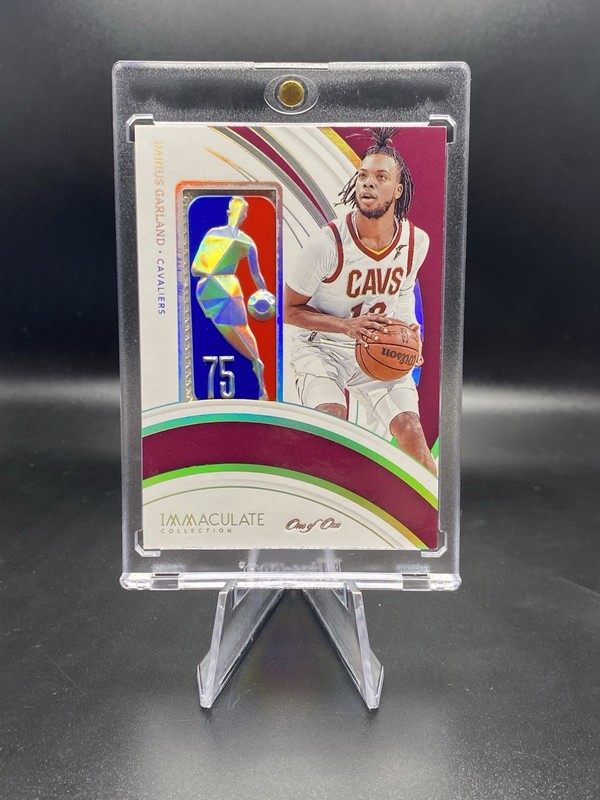 2021 IMMACULATE DARIUS GARLAND 1/1 75TH LOGOMAN