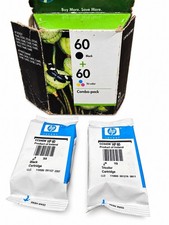 HP 60 Black  Tri-Color Combo Pack N9H63FN CC640WN CC643WN Factory Sealed FoilPK