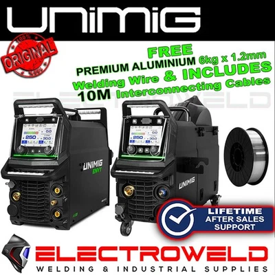 UNIMIG Envy Multi 250 AC/DC MIG TIG Welder Bundle + Wire Feeder + Wire U11238 - Bild 1 von 3