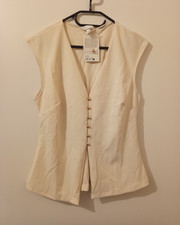 H&M Damen Bluse Basic ärmellos V-Ausschnitt ...