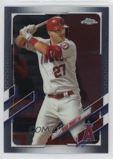 2021 Topps Chrome Mike Trout (Vertical Batting) #27 05v0