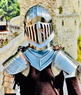 Medieval Larp Armor Dark Souls Inspired Helmet Alva Knight Cosplay Hallowen armo - image 1 of 4