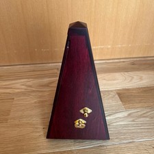 Nikko Metronome Wooden Case Classic Design Vintage Style Working