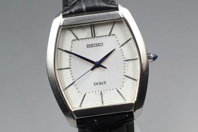EXC+5] Seiko Dolce 8J41-0AH0 White Dial Quartz 34mm Men's Watch