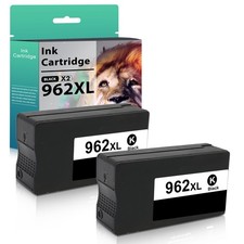 2PK 962XL Ink Cartridge Black for HP Officejet Pro 9010e 9015e 9018e 9020e 9025e