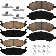Brake Pads Front and Rear for Dodge Durango Chrysler Aspen 2007 2008 2009