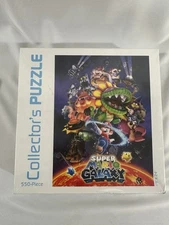 Nintendo Super Mario Galaxy Collectors Puzzle 550 Pieces 18" x 24" NIB