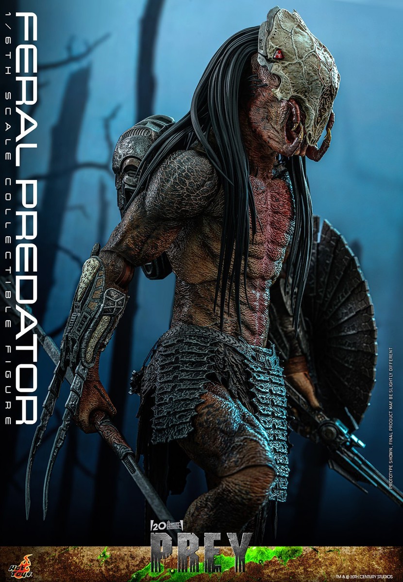 SF・ファンタジー・ホラー Hot Toys PREY Feral Predator 1/6 Scale Prey Movie Masterpiece Feral Predator 1/6 Collectible 1/6 Scale