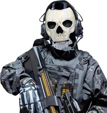 Scary Skull Ghost Mask for War Game Halloween Costume - Full Face Skeleton Balac