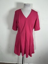 Emploi Women’s Pink Color Short Sleeve Dress Size L