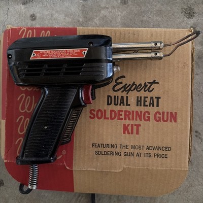 Vintage Weller Expert 8200K Dual Heat Soldering Gun Kit 100/140W Made In USA