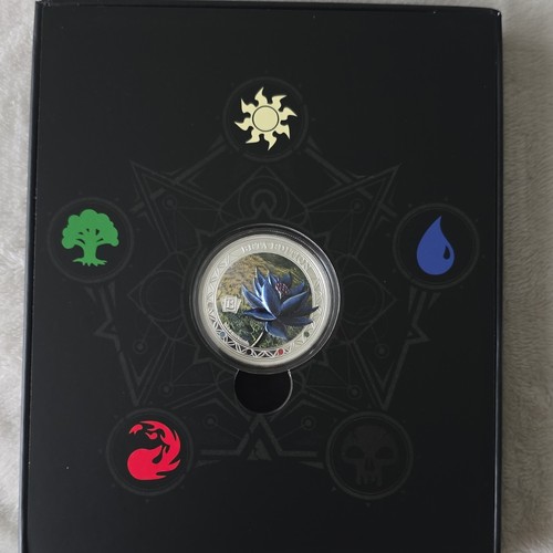 Magic: The Gathering Black Lotus Beta Edition 1 oz Coin Set w/ COA & Packaging