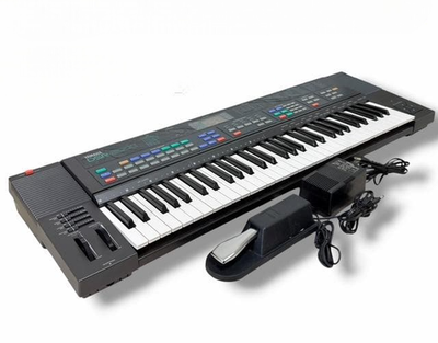 Yamaha DSR-2000 Digital Synthesizer Keyboard w/ Adapter Pedal Case