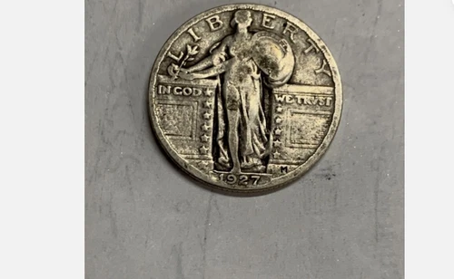 1927-S 25C Standing Liberty Quarter
