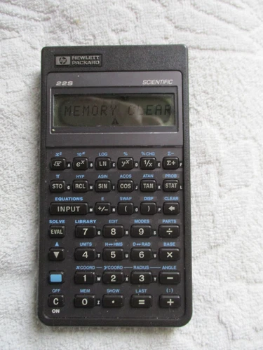 CALCULATRICE  HEWLETT PACKARD HP 22S SCIENTIFIC