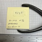 Vintage BERNARD SCHOLLHORN No. 102-6 1/2 Side Cutting Parallel Pliers — photo 3