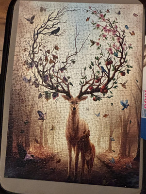Magischer Hirsch 1000 Stück Ravensburger Puzzle-vollständig