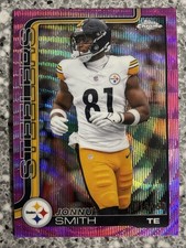 2025 Topps Chrome Jonnu Smith Pink Wave Refractor /250 🔥FAST FREE SHIPPING🔥