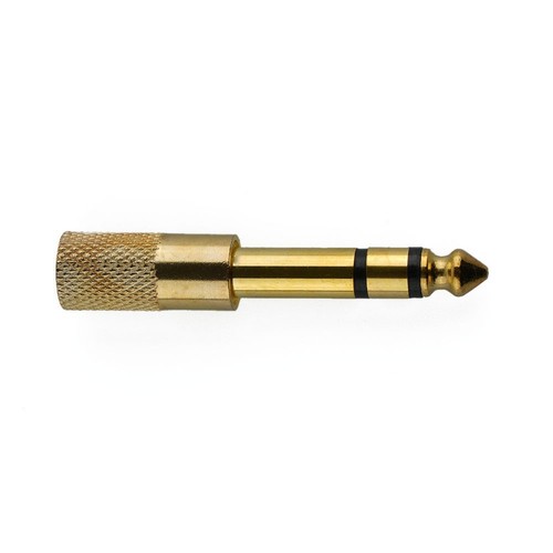 1 Pezzi Piccolo A Grande Cuffie Adattatore Convertitore Spina 3.5mm 6.35mm Audio - Foto 3 di 15