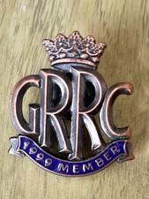 Goodwood Road Racing Club GRRC 1999 Members Enamel Pin Brooch Badge