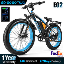1500W Fat Tire Electric Bike for Adults 26" E-Bike 48V 20Ah Battery 30MPH 70Mile