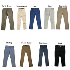 Iron Co. Men's Classic Stretch Comfort Patriot Pants, Flexible Straight Leg