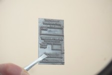 Printing Plate for Southampton - Westcliff On Sea British Rail BR Railway Ticket