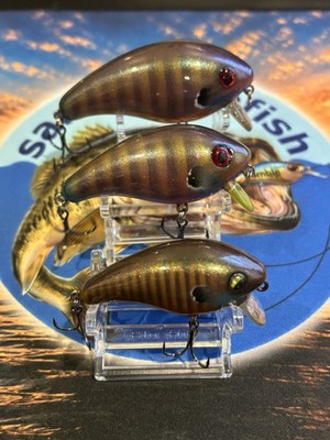 Mann s One Minus Crankbaits. Lot Of 3. Custom Painted