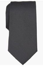 Ted Baker London Men's Textured Black Silk Blend Tie