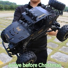 3 Battery 2.4G Remote Control Car 4WD RC Monster Truck Off-Road Vehicle Toy Gift